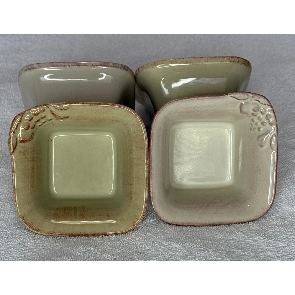 Casafina Casa Stone Madeira Harvest Square Ramekin 3.5